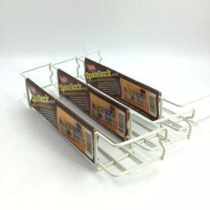 Grayline Set of 3 White Spice Racks #505